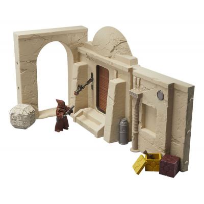 Star Wars Episode IV Vintage Collection Set de Juego Streets of Mos Eisley con Figura Jawa