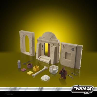 Star Wars Episode IV Vintage Collection Set de Juego Streets of Mos Eisley con Figura Jawa