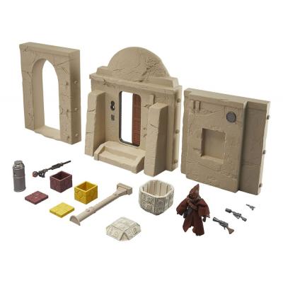 Star Wars Episode IV Vintage Collection Set de Juego Streets of Mos Eisley con Figura Jawa