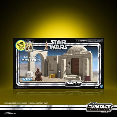 Star Wars Episode IV Vintage Collection Set de Juego Streets of Mos Eisley con Figura Jawa