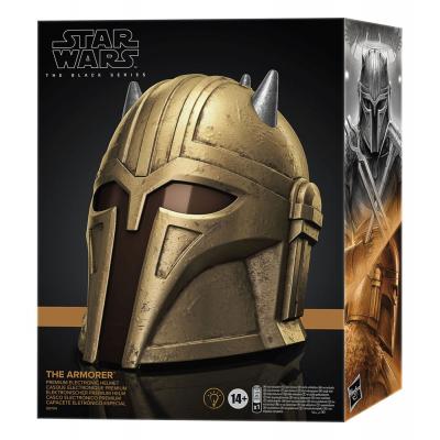 Star Wars: The Mandalorian Black Series Casco electrónico The Armorer