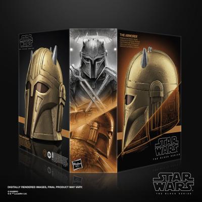 Star Wars: The Mandalorian Black Series Casco electrónico The Armorer