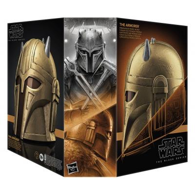 Star Wars: The Mandalorian Black Series Casco electrónico The Armorer