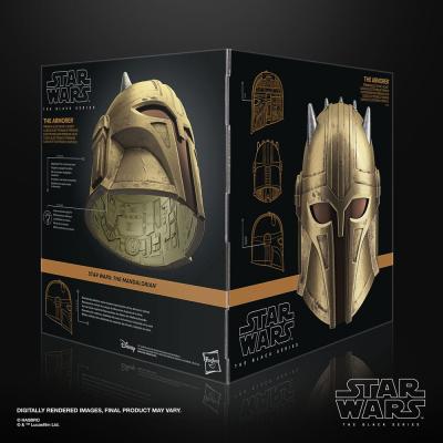 Star Wars: The Mandalorian Black Series Casco electrónico The Armorer