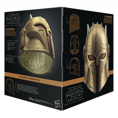 Star Wars: The Mandalorian Black Series Casco electrónico The Armorer