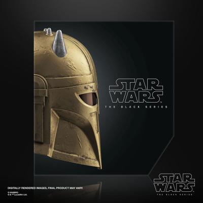 Star Wars: The Mandalorian Black Series Casco electrónico The Armorer
