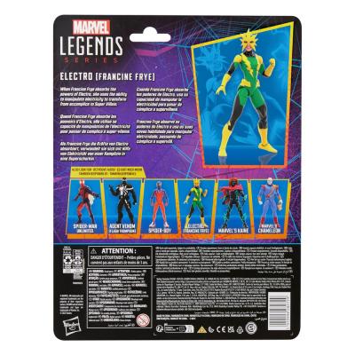Spider-Man Marvel Legends Retro Figura Electro (Francine Frye) 15 cm