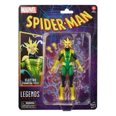 Spider-Man Marvel Legends Retro Figura Electro (Francine Frye) 15 cm