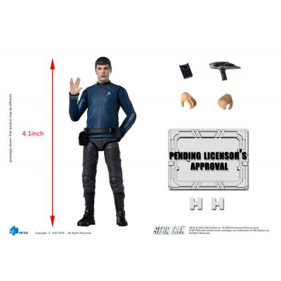 Star Trek Figura 1/18 Exquisite Mini Star Trek 2009 Spock 10 cm