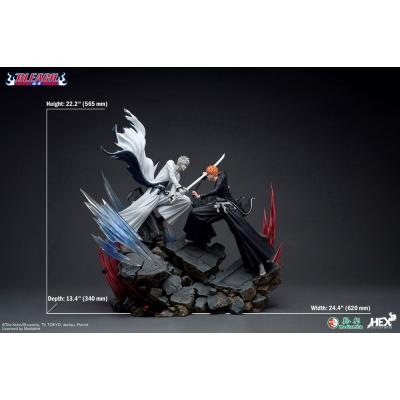 Bleach Estatua 1/6 Elite Dynamic Ichigo Kurosaki vs Hollow Ichigo 56 cm
