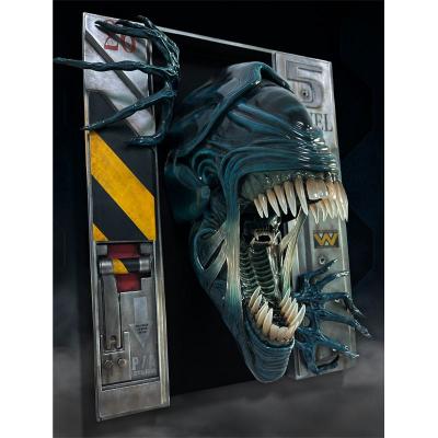 Aliens Escultura de Pared 1/2 Alien Queen 51 x 41 x 25 cm