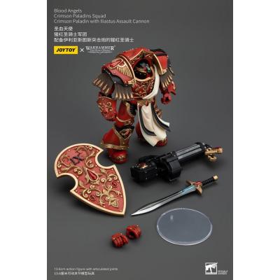 Warhammer The Horus Heresy Figura 1/18 Blood Angels Crimson Paladins Squad Crimson Paladin with Iliastus Assault Cannon 14 cm