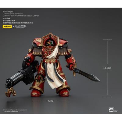 Warhammer The Horus Heresy Figura 1/18 Blood Angels Crimson Paladins Squad Crimson Paladin with Iliastus Assault Cannon 14 cm