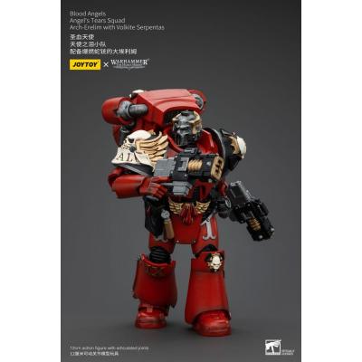 Warhammer The Horus Heresy Figura 1/18 Blood Angels Angel's Tears Squad Arch-Erelim with Volkite Serpentas 12 cm