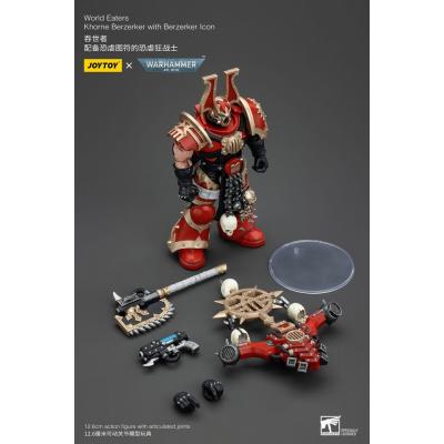 Warhammer 40k Figura 1/18 World Eaters Khorne Berzerker with Berzerker lcon 13 cm