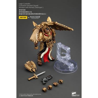 Warhammer The Horus Heresy Figura 1/18 Legio Custodes Custodian Venatari Squad Venatari with Kenetic Destroyer 1 13 cm