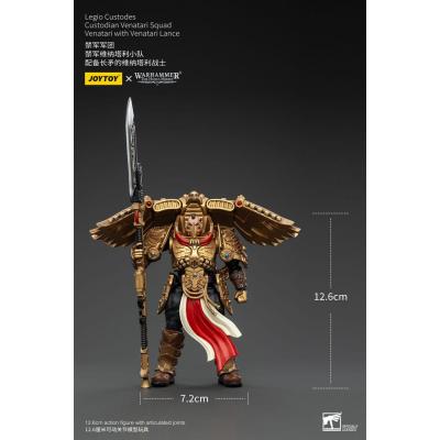 Warhammer The Horus Heresy Figura 1/18 Legio Custodes Custodian Venatari Squad Venatari with Venatari Lance 13 cm