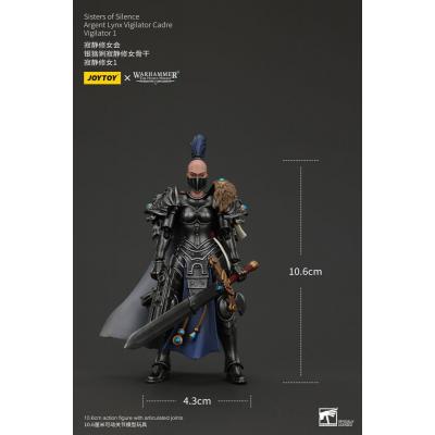 Warhammer The Horus Heresy Actionfigur Sisters of Silence Argent Lynx Vigilator Cadre Vigilator 1 19 cm