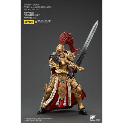 Warhammer The Horus Heresy Actionfigur Sisters of Silence White Falcons Vigilator Cadre Vigilator Mistress 19 cm