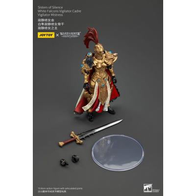 Warhammer The Horus Heresy Actionfigur Sisters of Silence White Falcons Vigilator Cadre Vigilator Mistress 19 cm