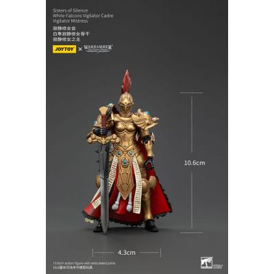 Warhammer The Horus Heresy Actionfigur Sisters of Silence White Falcons Vigilator Cadre Vigilator Mistress 19 cm