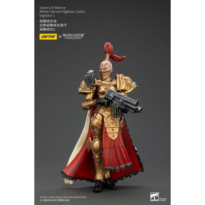 Warhammer The Horus Heresy Actionfigur Sisters of Silence White Falcons Vigilator Cadre Vigilator 1 19 cm