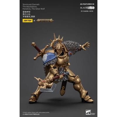 Warhammer Age of Sigmar Actionfigur Stormcast Eternals The Blacktalons Hendrick The Silver Wolf 20 cm