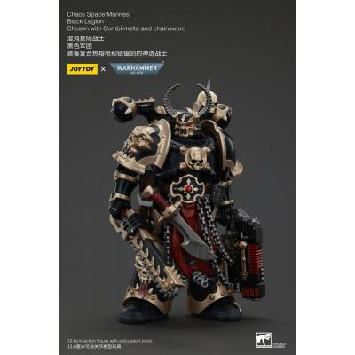 Warhammer 40k Actionfigur Chaos Space Marines Black Legion Chosen with Combi-melta and chainsword 20 cm
