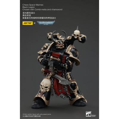 Warhammer 40k Actionfigur Chaos Space Marines Black Legion Chosen with Combi-melta and chainsword 20 cm