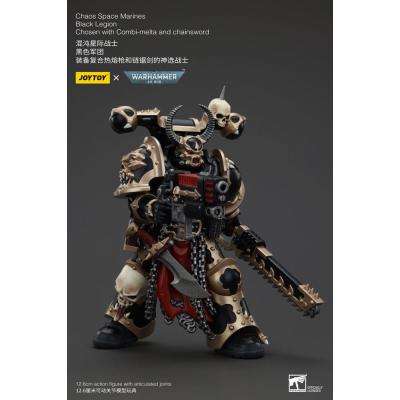 Warhammer 40k Actionfigur Chaos Space Marines Black Legion Chosen with Combi-melta and chainsword 20 cm