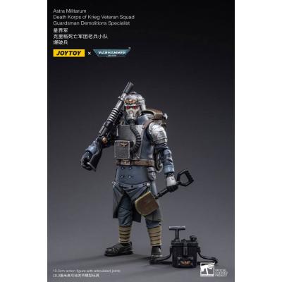 Warhammer 40k Figura 1/18 Death Korps of Krieg Veteran Squad Guardsman Demolitions Specialist 10 cm