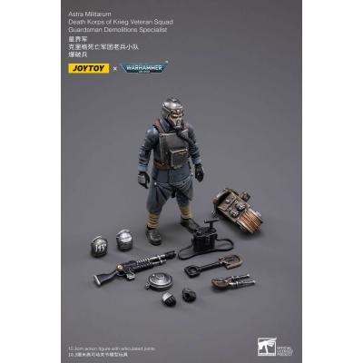 Warhammer 40k Figura 1/18 Death Korps of Krieg Veteran Squad Guardsman Demolitions Specialist 10 cm