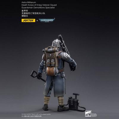 Warhammer 40k Figura 1/18 Death Korps of Krieg Veteran Squad Guardsman Demolitions Specialist 10 cm