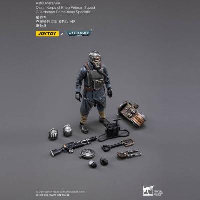 Warhammer 40k Figura 1/18 Death Korps of Krieg Veteran Squad Guardsman Demolitions Specialist 10 cm