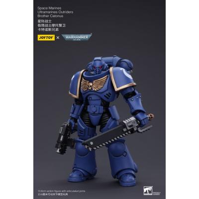 Warhammer 40k Figura 1/18 Space Marines Ultramarines Outriders Brother Catonus 14 cm