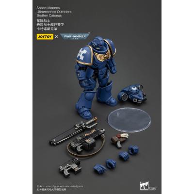 Warhammer 40k Figura 1/18 Space Marines Ultramarines Outriders Brother Catonus 14 cm