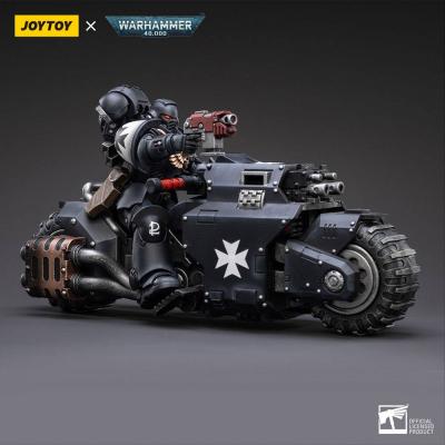 Warhammer 40k Vehículo 1/18 Black Templars Outrider Bike 22 cm