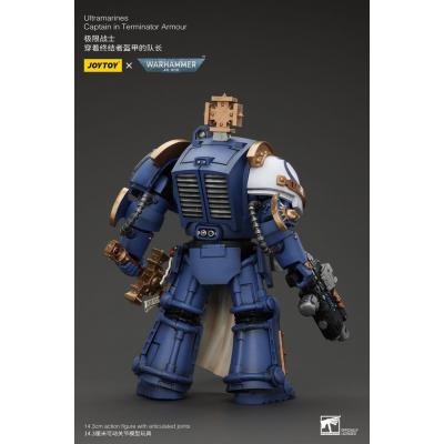 Warhammer 40k Figura 1/18 Ultramarines Captain In Terminator Armour 14 cm