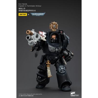 Warhammer 40k Figura 1/18 Iron Hands Captain in Terminator Armour 14 cm