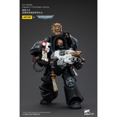 Warhammer 40k Figura 1/18 Iron Hands Captain in Terminator Armour 14 cm