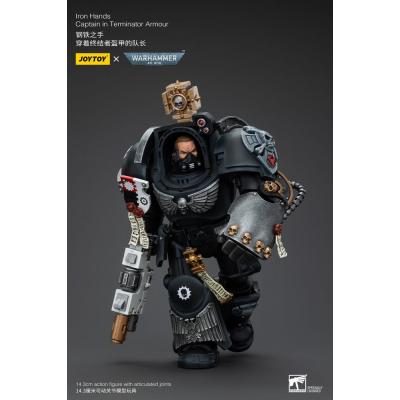 Warhammer 40k Figura 1/18 Iron Hands Captain in Terminator Armour 14 cm