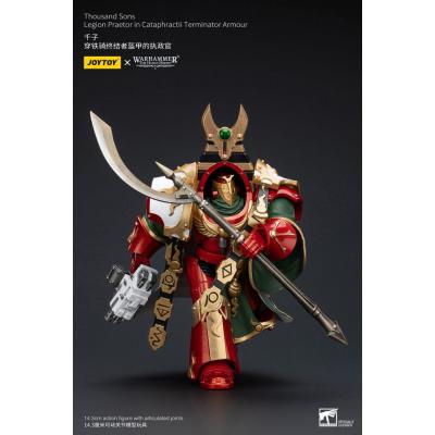 Warhammer The Horus Heresy Figura 1/18 Thousand sons Legion Praetor in Cataphractii Terminator Armour 12 cm