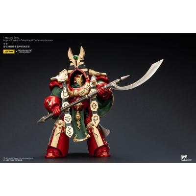 Warhammer The Horus Heresy Figura 1/18 Thousand sons Legion Praetor in Cataphractii Terminator Armour 12 cm