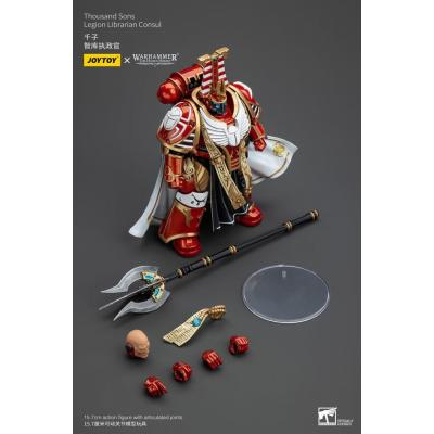 Warhammer The Horus Heresy Figura 1/18 Thousand Sons Legion Librarian Consut 16 cm
