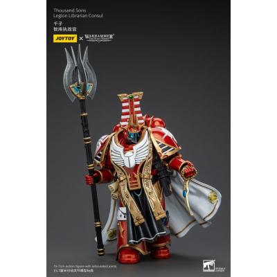 Warhammer The Horus Heresy Figura 1/18 Thousand Sons Legion Librarian Consut 16 cm