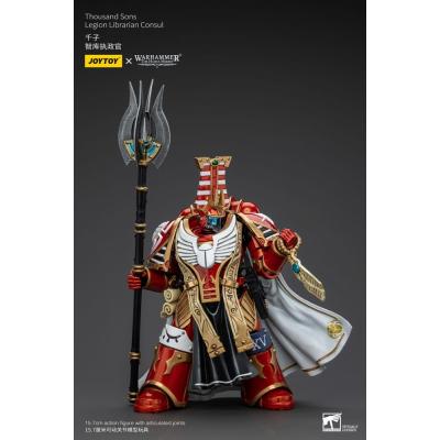 Warhammer The Horus Heresy Figura 1/18 Thousand Sons Legion Librarian Consut 16 cm