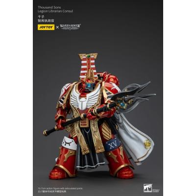 Warhammer The Horus Heresy Figura 1/18 Thousand Sons Legion Librarian Consut 16 cm