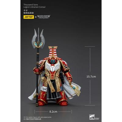 Warhammer The Horus Heresy Figura 1/18 Thousand Sons Legion Librarian Consut 16 cm