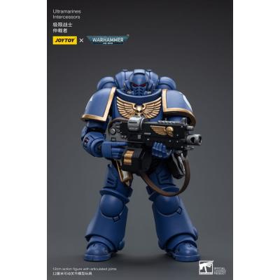 Warhammer 40k Figura 1/18 Ultramarines Intercessors 12 cm