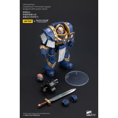 Warhammer The Horus Heresy Figura 1/18 Ultramarines Cataphractii Terminator Squad Sergeant with Power Sword 14 cm
